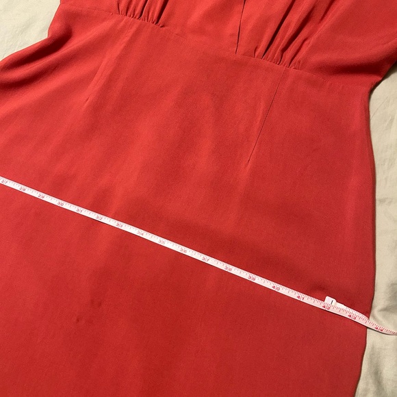 Alexia Admor NAOMI DRAPED DRESS - Rust - Size 10 - Picture 9 of 9